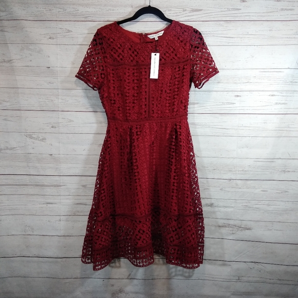 Cupcakes and Cashmere red lace dress - Picture 2 of 7